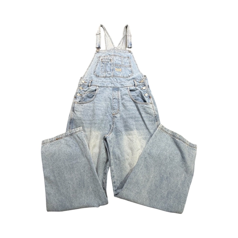Light Wash Denim Overalls - Women's Jeans Overalls